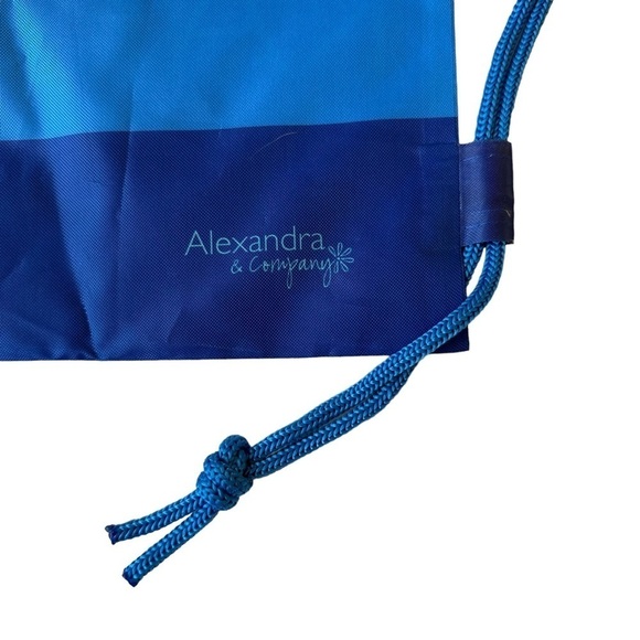 Kappa Kappa Gamma Drawstring Bag Blue by Alexandra & Company NWOT - Picture 7 of 8